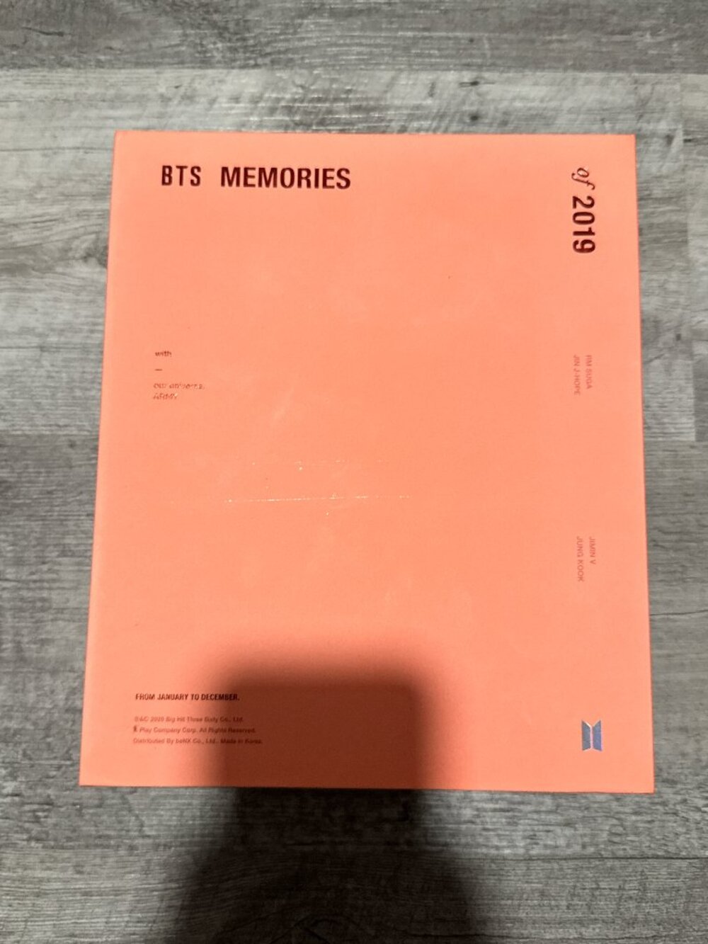 BTS memories of 2019